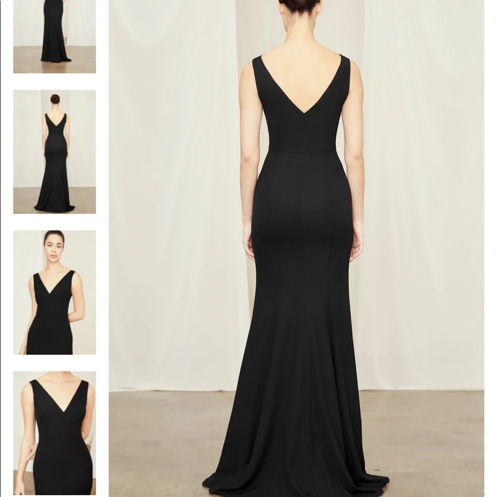 AMSALE Bella Bridesmaids “Sydney” Dress in “Fawn” - Picture 2 of 5